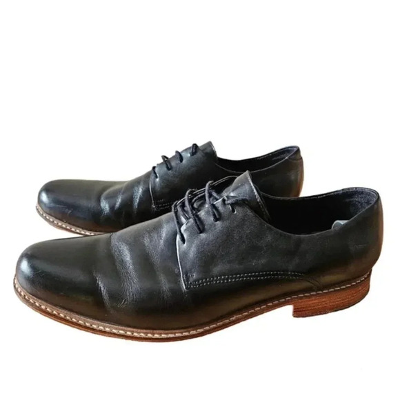 Airborn Argentinian Men's Formal Leather Black Shoes Size EU 45 US 12. - Picture 8 of 13